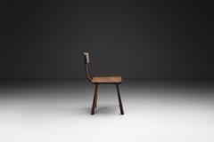 Rare Handcrafted Wooden Chair Europe Mid 20th Century - 4617273