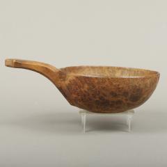 Rare Handled Burl Bowl - 4533193