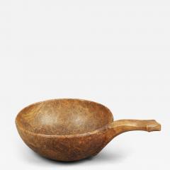 Rare Handled Burl Bowl - 4533912