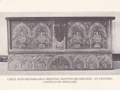 Rare Hispano Moresque Mudejar Painted Coffer - 4357534