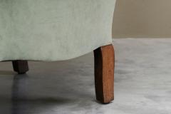 Rare Horrix Brothers Lounge Chair in Velvet The Netherlands Mid 19th Century - 4677214