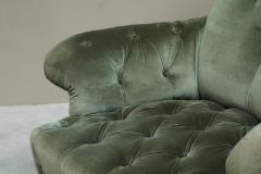 Rare Horrix Brothers Lounge Chair in Velvet The Netherlands Mid 19th Century - 4677287