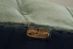 Rare Horrix Brothers Lounge Chair in Velvet The Netherlands Mid 19th Century - 4677292