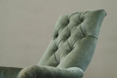 Rare Horrix Brothers Lounge Chair in Velvet The Netherlands Mid 19th Century - 4677294