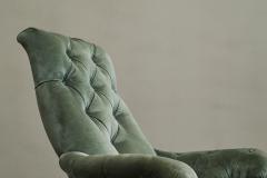 Rare Horrix Brothers Lounge Chair in Velvet The Netherlands Mid 19th Century - 4677311