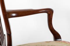 Rare Irish George II Armchair with Ball and Claw Feet and C Scroll Shaped Arms - 3077518