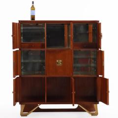 Rare Italian Mahogany Collectors Cabinet or Bar C 1945 - 4602511