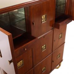 Rare Italian Mahogany Collectors Cabinet or Bar C 1945 - 4602513