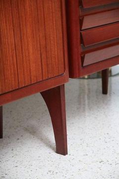 Rare Italian Modern Mahogany Tall Bookcase - 4702777