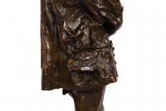 Rare Italian Modernist Bronze Sculpture of General Sirtori by Enrico Butti - 4617781