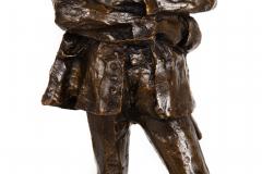 Rare Italian Modernist Bronze Sculpture of General Sirtori by Enrico Butti - 4617783