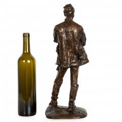 Rare Italian Modernist Bronze Sculpture of General Sirtori by Enrico Butti - 4617789