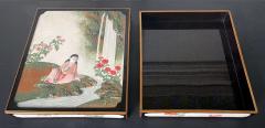 Rare Japanese Lacquer Writing Box Suzuribako Meiji Period - 2125487