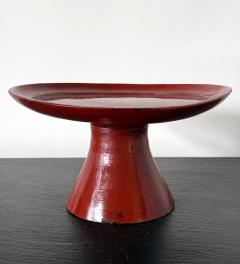 Rare Japanese Negoro Stem Dish Momoyama Edo Period - 4441669