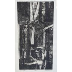 Rare Jean Michel Atlan French Litho Print La Foi Le 14 20 - 4433125