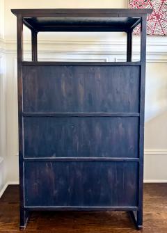 Rare Large Antique Four Level Korean Scholar Bookcase with COA - 4518852