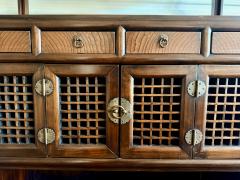 Rare Large Antique Four Level Korean Scholar Bookcase with COA - 4518856