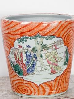 Rare Large Chinese Porcelain Cache Pot without stand circa 1910 - 2434438