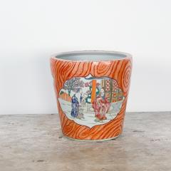 Rare Large Chinese Porcelain Cache Pot without stand circa 1910 - 2434441