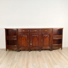 Rare Large Louis XVI Walnut Enfilade France circa 1780 - 2806759