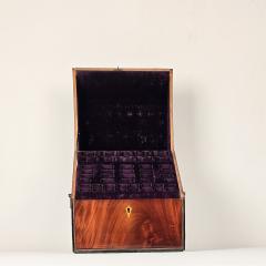 Rare Large Mahogany Cutlery Box England circa 1880 - 4570864