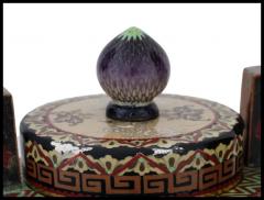 Rare Large Meiji Period Japanese Cloisonne Censer - 3903342