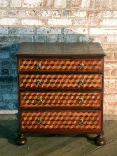 Rare Late 18th Century Small Dutch Parquetry Commode - 671686