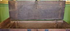 Rare Late Medieval 16th Century German Wrought Iron Oak Chest or Stollentruhe - 1821555