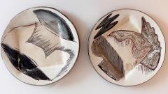 Rare Loughran Unique Individual Ceramic Abstract Dinner Set for 4 - 4599520