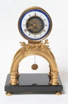 Rare Louis XVI Period Enamel and Gilt Bronze Clock - 307212