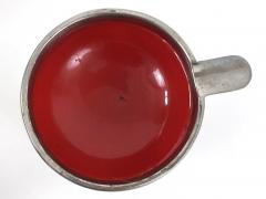 Rare Lovely Mid Century Modern Small Enameled Stacking Ashtray Set Germany 1960s - 4600610