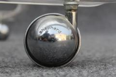 Rare Lucite Steel Two Tier Bar Cart Italian circa 1980s - 3303840