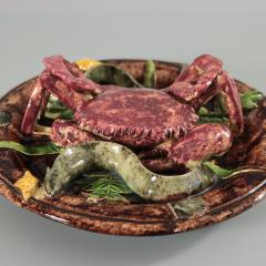 Rare Mafra Palissy Majolica Crab Plate - 2504057