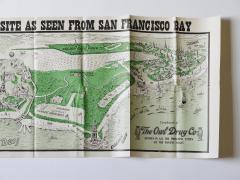 Rare Map San Francisco World s Fair Exposition Site 1911 The Owl Drug Co  - 4614900