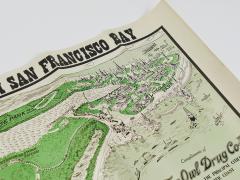 Rare Map San Francisco World s Fair Exposition Site 1911 The Owl Drug Co  - 4614904
