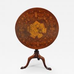 Rare Marquetry Inlaid Tea Table - 398855