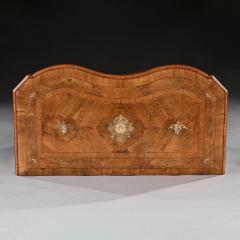 Rare Mid 18th Century German Walnut Pewter Ivory Marquetry Serpentine Commode - 3600394