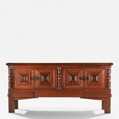 Rare Model Charles Dudouyt Mid 20th Century French Art Deco Oak Sideboard - 3603566