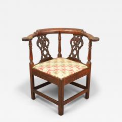 Rare Oversized Chippendale Corner Chair - 4229854