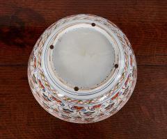 Rare Pair of 18th c English Delft Polychrome Punch Bowls - 4558103