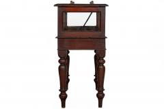 Rare Pair of Anglo Indian Teak Vitrine Display Tables Cabinets 19th century - 4502253