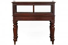 Rare Pair of Anglo Indian Teak Vitrine Display Tables Cabinets 19th century - 4502254