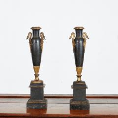 Rare Pair of French 18th c Tole Lamps - 4117723