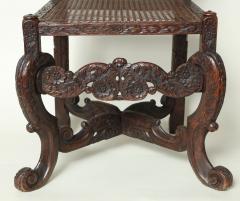 Rare Pair of James II Walnut Hall Chairs - 2884713