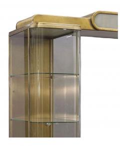 Rare Parker Pen Streamlined Art Deco Display Case w Brass Towers Walnut Base - 4217272