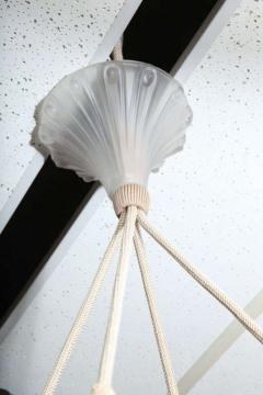 Rare R Lalique Chandelier Deux Sirenes  - 2518645