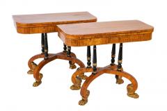 Rare Regency Pair of Games Tables - 3287662