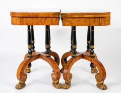 Rare Regency Pair of Games Tables - 3287713