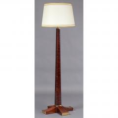 Rare Rosewood Floor Lamp France 1930s - 292653