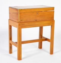 Rare Satinwood Lap Desk on Matching Stand - 3256057